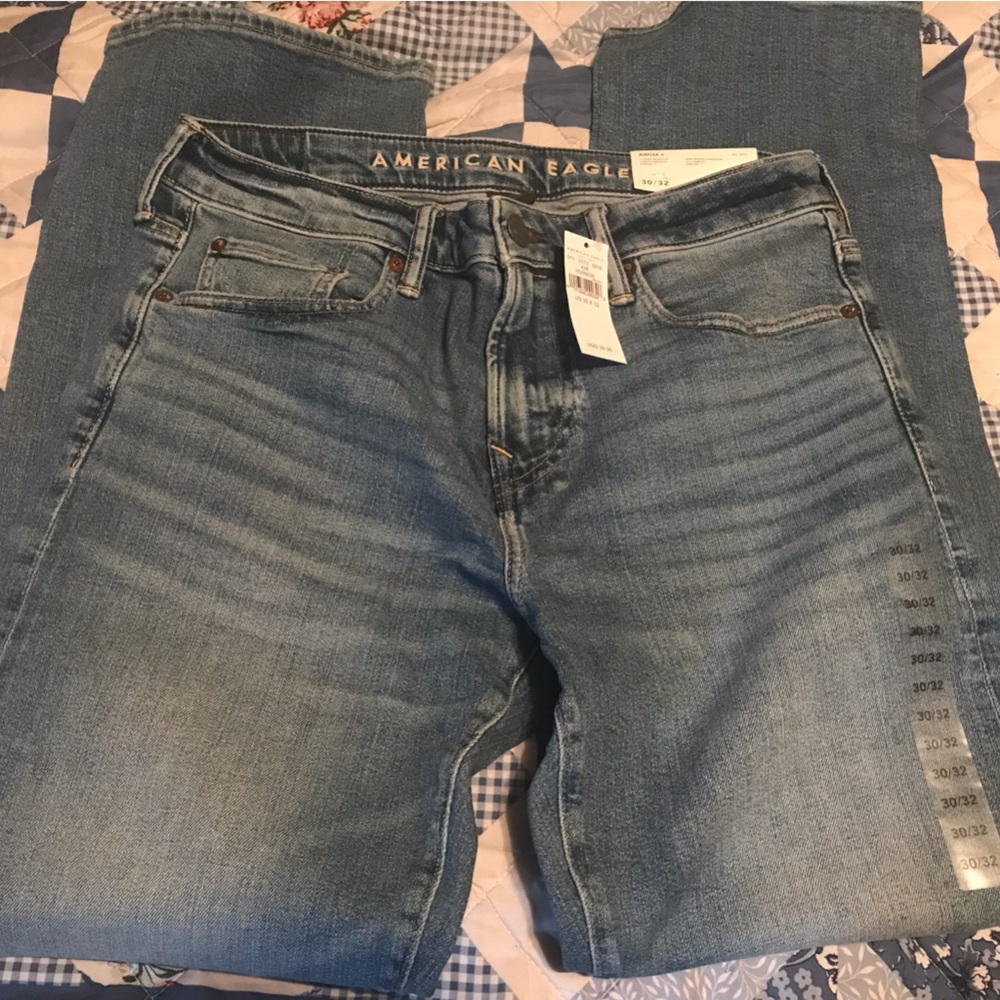 American Eagle Outfitters Mens I Blue Jeans